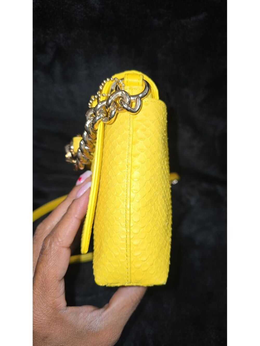 78. Coach 2015 Crosstown Crossbody In Embossed Python Leather - Picture 3 of 8